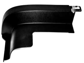 4l34-83279e16-bcw Ford 04-08 F150 Flare Side Right Passenger Rear Lower Bed Corner Trim