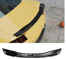 65323 Ford 2024-2025 Mustang 7th Gen S650 Coupe Rear Spoiler Trunk Wing Glossy Black