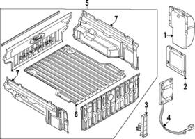 Nz6z9900038a Ford Accessories Genuine Modular Bed Liner
