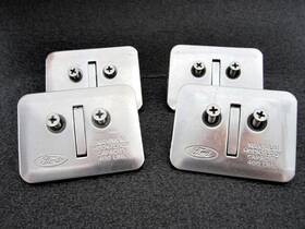 F5tj-9927740-aa Ford Set Of 4 Genuine Oem F-series Accessory Retractable Truck Bed Hook