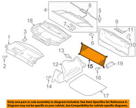 5g1z5455066aaa Ford Oem Interior-rear-cargo Net
