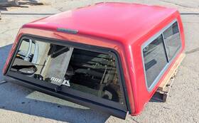 Ford Truck 147.fd8m08 Short Bed Red Topper Cover Cap Fits 2008-2016 F250 F350