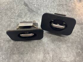 Vfl3z-99000a64-b Ford Retractable Flush Mount Black Stake-pocket Tie-downs 2pc Set Vfl3z99000a64b