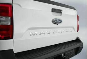 Vnz6z-9942528-b Ford New Oem 22-25 Maverick Polished Stainless Steel Tailgate Lettering Emblem