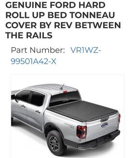 Vr1wz-99501a42-x Ford Oem Ranger Hard Roll-up Tonneau Cover