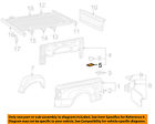 F37z83200a23a Front 93-05 Oem Ranger Panels-pick Box-support Left Ford Side Up