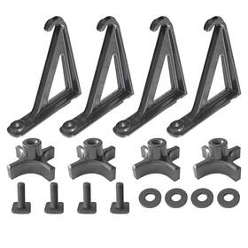 Cbpj01-ck Fundyliue Load Stops T-slot Truck Crossbar Replacement For Ladder Firewood Skis Snowboa