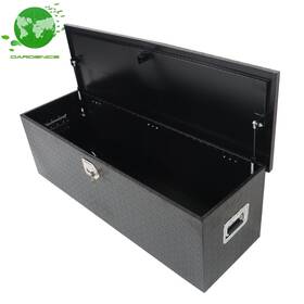 1322076 Gardenice 49 Inch 15 Aluminum Tool Box For Truck Pickup Flat Trailer Underbody Black