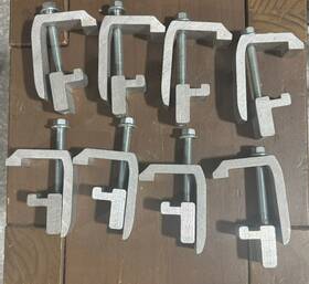 G-120 Gci Gcs1r 8x Mounting Clamp For Tundra Ft07 / Tacoma Ft05 And Newer With Cargo Rail Jeep