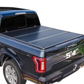 Bfh071 Gearzaar Frp Hard Tri-fold Tonneau Cover For 2017-2024 Honda Ridgeline 5.4ft Truck Bed