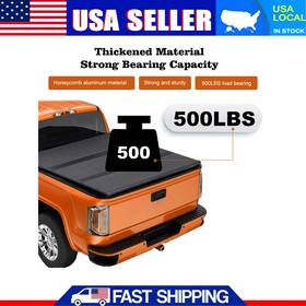 H-cp39917 Gearzaar Assh1p For 1982-1993 Chevy S10/gmc S15 6ft Truck Bed Hard Folding 3-fold Tonneau Dngwhd