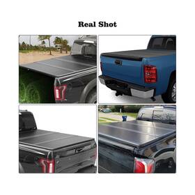 H-cp42719 Gearzaar Assh1c 5ft Hard Tri-fold Tonneau Cover Truck Bed For 2024-2025 Toyota Tacoma L