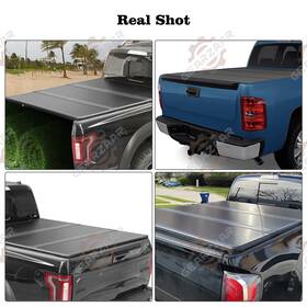 Ta16504at252ps Gearzaar For 2020-2023 Jeep Gladiator Jt 5ft Hard Tri-fold Tonneau Cover Truck Bed R