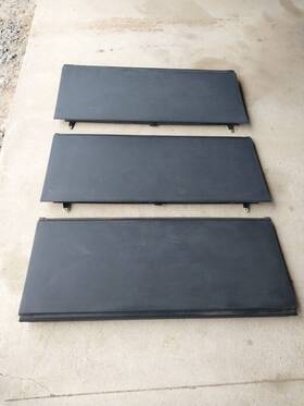 25803528 General Motors 02-13 Chevrolet Chevy Avalanche Cadillac Escalade Ext 3 Bed Tonneau Cover Set