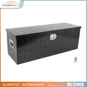 Glo183po3d15163 Gloryfit-autoparts 44 Inch 15 Storage Tool Box With 2x Chain For Truck Trailer Garage Domestic