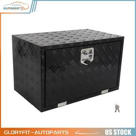 Glo183po3d30178 Gloryfit-autoparts 30 Inch X18 Storage Tool Box With 2x Chain For Truck Trailer Garage Domestic