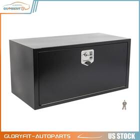 Glo183po3d50198 Gloryfit-autoparts 36 Inch 18 Storage Tool Box With 2x Chain For Truck Trailer Garage Domestic