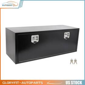 Glo183po3d53201 Gloryfit-autoparts 48 Inch 18 Storage Tool Box With 2x Chain For Truck Trailer Garage Domestic