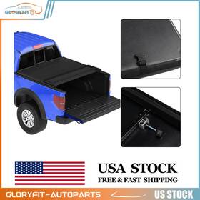 Go167ly793n7 Gloryfit-autoparts For 04-21 Ford F150 Truck Fleetside 5.5ft Short Bed Soft 4-fold Tonneau Cover