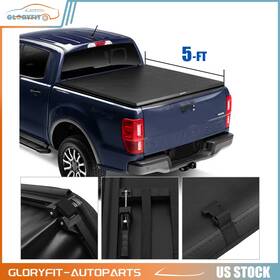 Go167ly983n11 Gloryfit-autoparts 5ft Tonneau Cover For 2005 06 07 08 Toyota Tacoma Soft Tri-fold Truck Bed