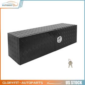 Gty183gh59207 Gloryfit-autoparts Aluminum Storage Tool Box With 2x Chain Dovetail Lock For Truck Home 60 Inch X18