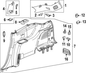 26519392 Gm Genuine Tie Down Hook Cover