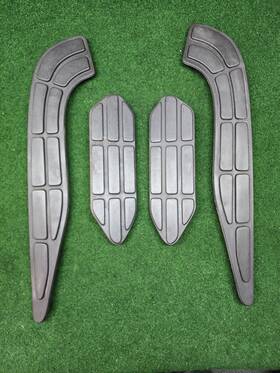 4069 Gm 96-04 Chevrolet S10 And Gmc Sonoma Stepside Bed Side Step Pad Set 4pc