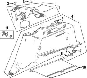 85596485 Gm Genuine Tie Down Hook