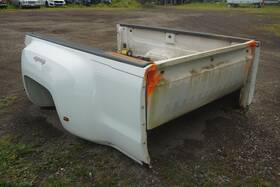 84148902 Gm Trucks 8ft Pickup Truck Box Bed Trunk White Chevrolet Silverado 15-19 Note