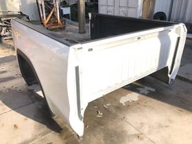 140x Gm Trucks G1w/140x 2019-2023 Gmc Sierra Denali 1500 6ft 6 Inch Box Bed White Frost Scratched