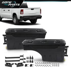 Goneparts0729 Goneparts 20 Fit For 19-21 Dodge Ram 1500 Swing Case Left&right Truck Bed Storage Tool Box
