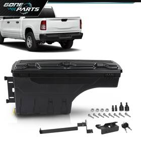 Goneparts0729 Goneparts 23 Fit For 19-21 Dodge Ram 1500 Truck Bed Storage Tool Box Swing Case Left Side