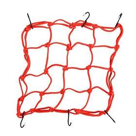 Goofit 702114896745 12 Inch X Elasticated Bungee Luggage Cargo Net With Hooks Hold Down For Motor
