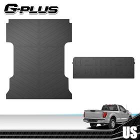 Gplus09201325 Gplusmotor Fit For 2021-2025 Ford F-150 6.5ft All Weather Tpe Truck Bed Mat Tailgate Liner