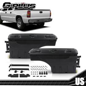 Gplusmotor Gplusmotor-1205 34 Truck Bed Storage Box Fit For 99-2007 Chevy Silverado And Gmc Sierra Left Right