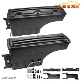 E-02isc1208zbk Grandorange Fit For 2015-19 Ford F-150 Rear Left&right Lockable Storage Truck Bed Toolbox