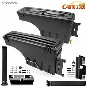 E-02isc4515zbk Grandorange Truck Bed Storage Box Toolbox Rh Lh Fit For 2007-2018 Chevy Silverado Gmc Sierra