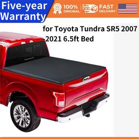 Grvee 199108052124 Soft Tri-fold Truck Bed Tonneau Cover For Toyota Tundra Sr5 2007-2021 6.5ft