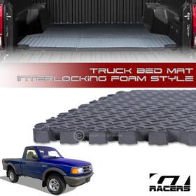 Gtracers Gttbmrang936fbkaa For 93-11 Ranger/94-10 B-series 6 Ft Gray Interlocking Eva Foam Truck Bed Mats