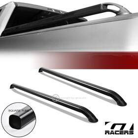Gttbrram948mbfrcaa Gtracers For 1994-2002 Dodge Ram 8 Ft Long Nylon Matte Blk Sqaure Bars Truck Bed Rails Rs