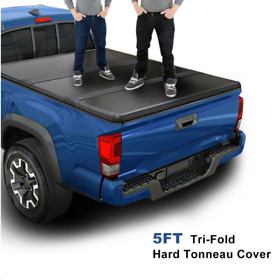 S-nh080 Hard Tri-fold Truck Bed Tonneau Cover For 2019-2022 Ford Ranger 5.0ft