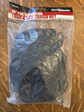 Haul Master 792363696180 New 36 Inch X 60 Extended Bed Truck Cargo Net Heavy Duty Storage