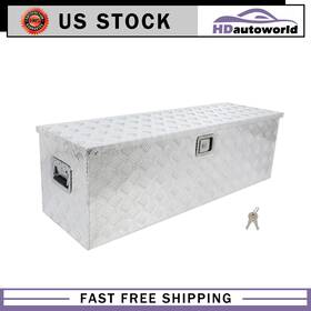 H17676020ld Hdautoworld 48 Inch Aluminum Truck Pickup Camper Tool Box Trailer Flatbed Storage Lock