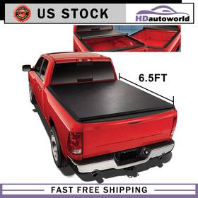 Hk16231622k Hdautoworld Tonneau Cover Truck Bed 6.4ft For 02-21 Dodge Ram 1500 2500 3500 Roll Up