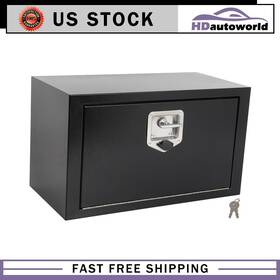 Hyp1831tr42190 Hdautoworld Storage Tool Box 24 Inch X12 X14 With 2x Chain 1x Lock For Truck Garage Home