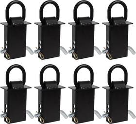 Hdsdr-01 Hedday Trailer Stake Pocket D Ring 16200lbs Heavy Duty Removable 8pcs Black
