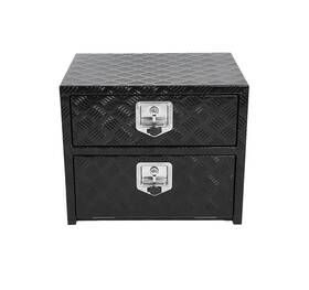 Tt4113 Helloautoparts 24 Inch X20 X18 Pickup Truck Trunk Bed Tool Box With Drawers Underbody Storage Lock