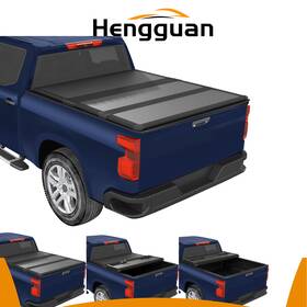 H211-cmh82034-lb1 Hengguangauto Tri-fold 6.5ft Hard Tonneau Cover Fit For Chevy Silverado Gmc Sierra 2007-2013