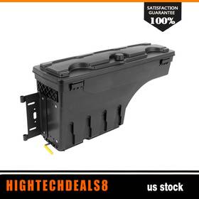 Htc17525906b Hightechdeals8 For 1997-2014 Ford F150 Driver Left Side Truck Bed Storage Tool Box With Lock