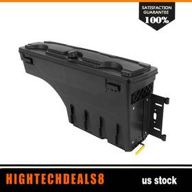 Htc17526231a Hightechdeals8 Truck Bed Storage Tool Box Passenger Side For 2015-2022 Ford F150 With Lock